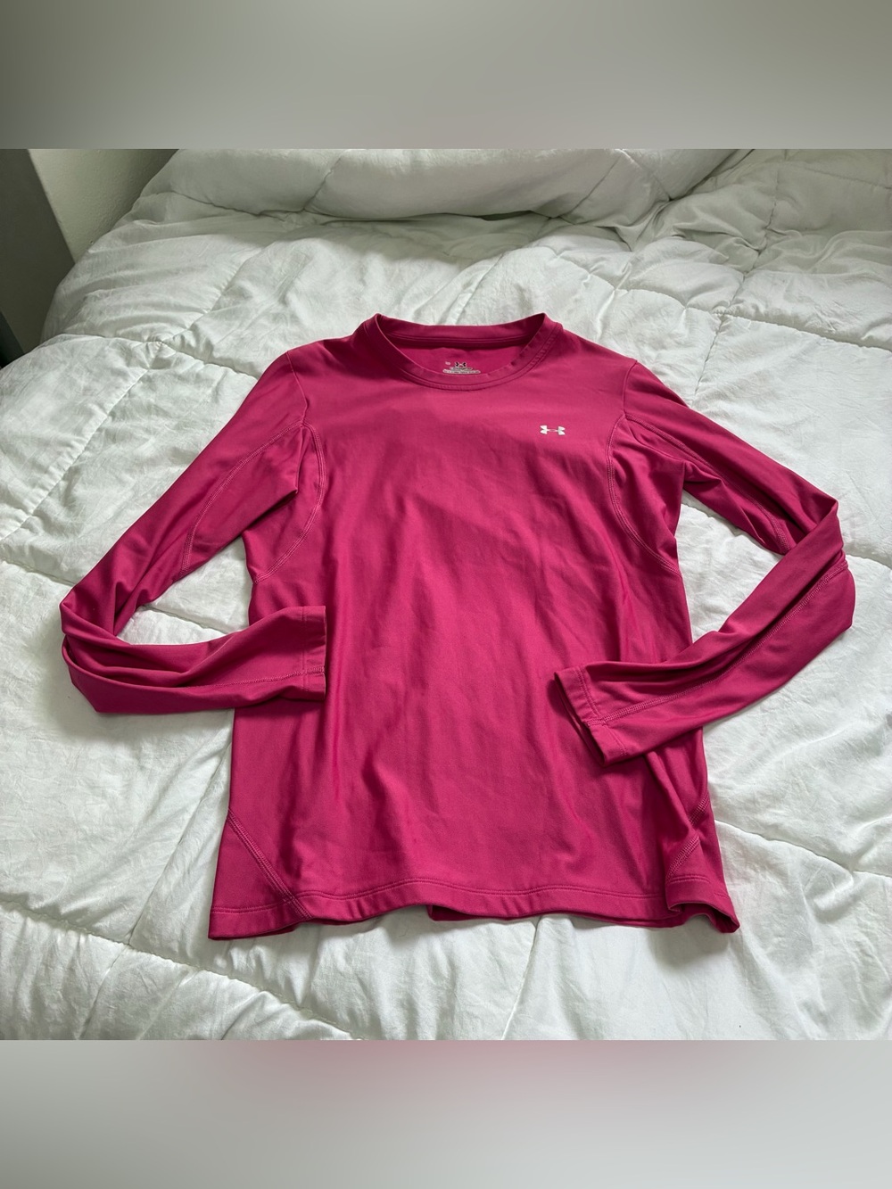 Under Armour Pink Long Sleeve Athletic Top